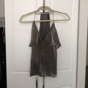 Zara green tank never worn, size S